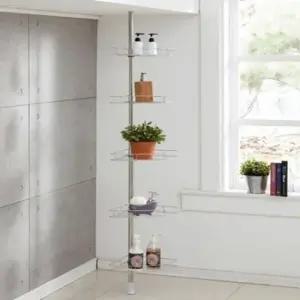 [SBD] 코너 선반 코너 스텐 욕실 다용도 스텐레스 선반 정리대 폴대형