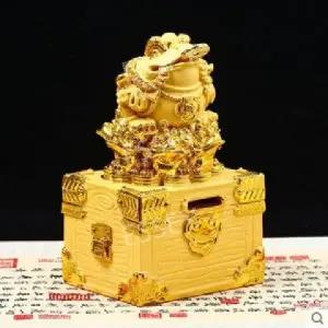 금두꺼비 두꺼비 기념품 복 선물 황동 장식품 황금