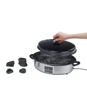 핫스톤 냄비 가열 마사지 워머 찜질 전기