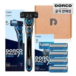 [도루코]페이스 프레시 스타터킷 (면도기 면도날 총5입)