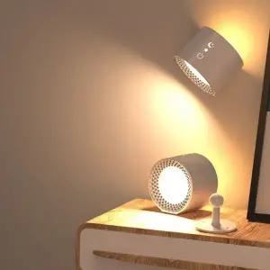 무타공 벽 등 충전식 리모컨 무선 인테리어 벽 등 터치 침대 360도 간접조명 독서등 무드등 수유등 테이블