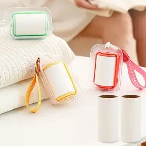 캔디 휴대용 돌돌이 클리너 본품 + 리필 2P