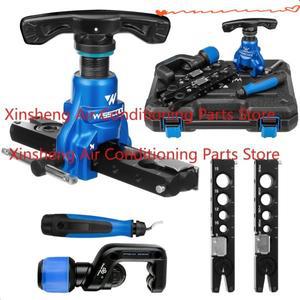 WS-806FT 경량 휴대용 알루미늄 플레어링 툴 세트 수동 구리 파이프 확장기 HVAC 자동차 수리 도구