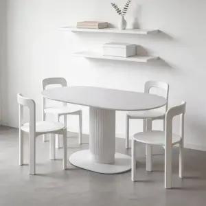 아르코 타원형 오르 1200 4인 식탁세트 의자4개)