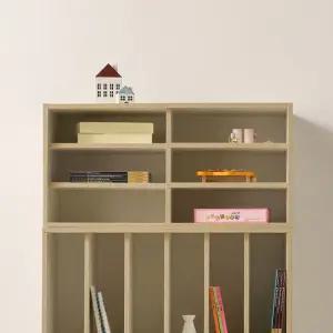 르메인 가로형 800 3단 모듈 낮은 오픈 수납 책장