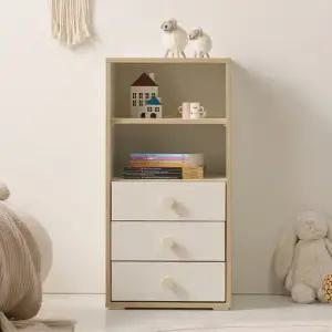 르메인 400 3단 서랍 모듈 수납 2단 책장