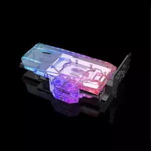 기가바이트 RTX3090 RTX3080Ti 마스터 TREME 익스트림용 수냉식 백플레이트가 있는 GPU 구리 LED 블록