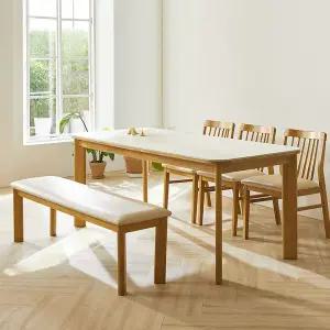 6인용 세라믹식탁 3인벤치1P 스퀘어의자3P세트 MD5456