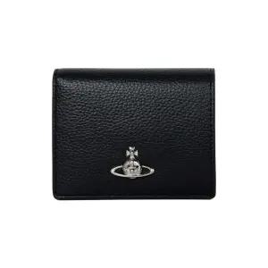 [명품] 26SS ORB 그레인 블랙 여성 반지갑 51150030W S000D N403