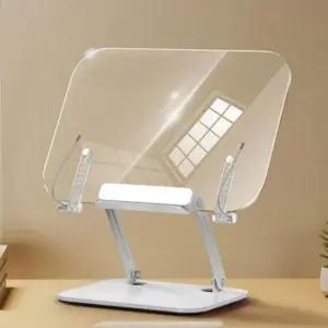 높이조절독서대 투명 독서대 고정형 높이조절 책거치대 북스탠드 받침대