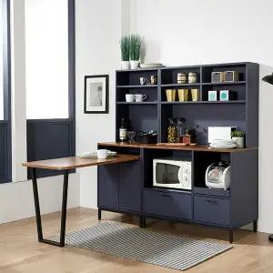 아트박스/바이탈버브 아일넷 광파 렌지대 1000 하부장+상부장+식탁세트