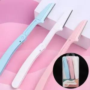 눈썹라인정리 접이식 눈썹정리 칼 눈썹면도 눈썹다듬기 3컬러1세트