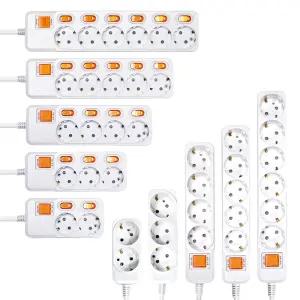 국산 안전 접지 개별 2구 3구 4구 5구 6구 멀티탭