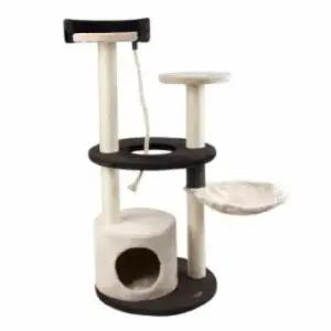 고양이원목캣타워 산시아 캣타워 레나펫2(블랙/베이지콤보)