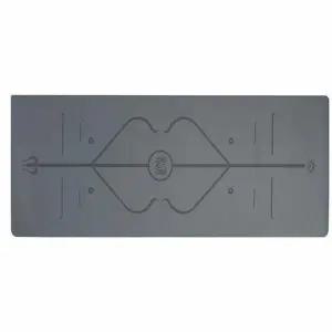 TBZ 논슬립 PU-고무 요가매트 183x68cm 5mm 그레이 홈짐