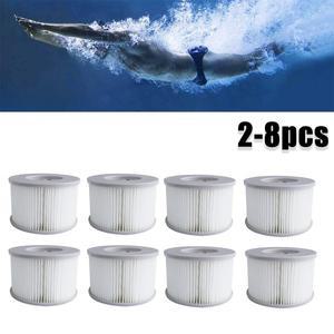 MSPA 풍선 온수 욕조 스파 물 필터 카트리지 펌프 키트 M-spa 수영장 용 2-8pcs 교체