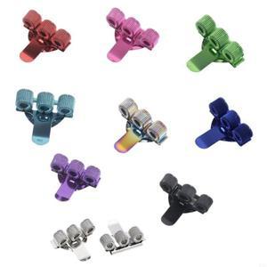 3pcs 박사자 간호사 포켓 클립 트리플 홀 펜 홀더 메탈 홀더