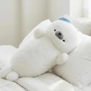 [데코] 편안하 쿠션 동물 쿠션 70cm 흰색 벨라솜 귀여운 하프물범 흰 바디필로우 물개 베개