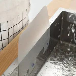 주방 싱크대 물막이 판 설거지 물튀김방지 가드 흡착식 투명 칸막이