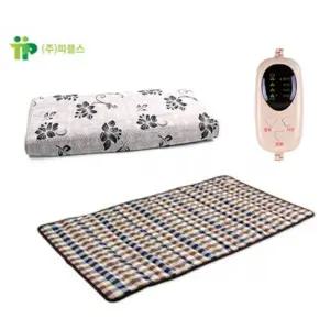 옥돌 맥반석 숯 1인용 대형 전기 찜질매트 건강선물 부모님 등 찜질팩