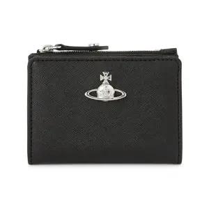 [비비안웨스트우드] 오브 그레인 플랩 카드 홀더 블랙 54020011WS0021 N401