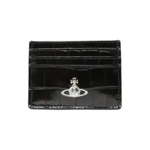 [비비안웨스트우드] 오브 카드 홀더 블랙 54030004WL0098 N401