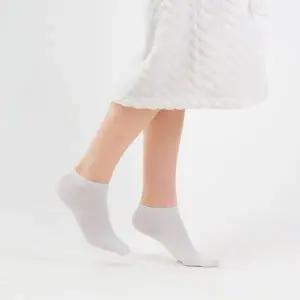 NEBARE 여성용 스니커즈 양말 화이트 10켤레 프리사이즈 230-260mm