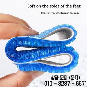 벌집 실리콘 신발 깔창 부드러운 충격 흡수 러닝 스포츠 패드 땀 통기성 1 쌍