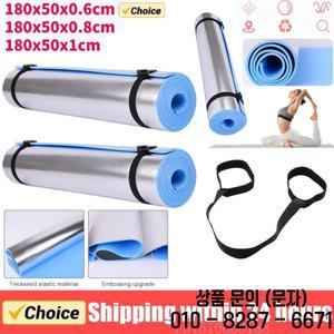 6/8/10mm 두께 요가 매트 미끄럼 방지 스포츠 피트니스 EVA 컴포트 폼 (운동 필라테스 체조용)