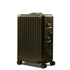 [10년 A/S 보장] 알벡스 티탄 알루미늄 하드 캐리어 골드 TSA락 기내 수하물 여행용 20/24/26/29 인치 저소음 바퀴