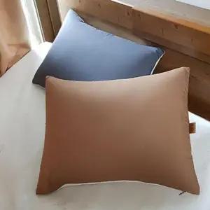 메모리폼배개 높이조절 푹신한 메모리폼 베개 그레이 브라운