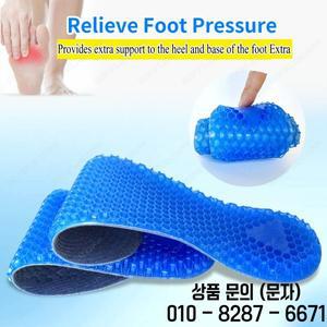 젤스포츠 깔창 벌집 완충기 슬로우 바운스 실리콘 발바닥 근막 관리 소프트 러닝 인서트