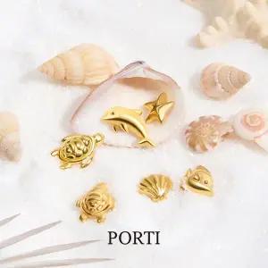 갤러리아 [뽀르띠] 순금 24K 0.5g 바다 친구들 골드바