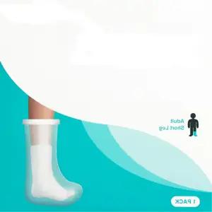 병원 깁스 환자용 기브스 방수커버 방수포 덮개 다리 중 가정용 실리콘방수랩 기브스커버 방수랩