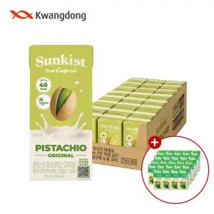 썬키스트 피스타치오 190ml 24입 1박스 + 팁코 브로콜리 200ml 24입 1박스