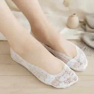 [하프클럽/]여성용 방지 레이스 미끄럼 통기성 실리콘 덧신