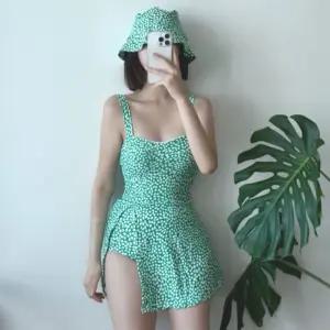 여성 원피스 모자세트 수영복 호텔 비키니 휴양지룩