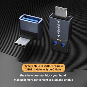 OTG USB to Type C 어댑터 Male A 커넥터 휴대용 호환 연장 컨버터 휴대폰/태블릿용