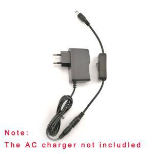 DC 5-24V 전원 스위치 5.5x2.1mm 커넥터 남성 플러그-여성 어댑터 케이블 와이어 검정색 CCTV 호환 액세서