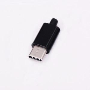 5/2pcs 타입C USB 3.1 24Pin 수 플러그 용접 커넥터 어댑터 하우징 -C 충전 포함 데이터 케이블 호환 액세