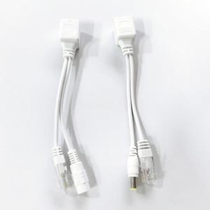 2/5/10Pairs POE 케이블 이더넷 어댑터를 통한 수동 전원 분배기 RJ45 인젝터 공급 장치 모듈 12-48v IP 카