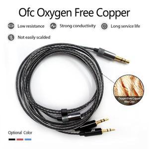 솔리퍼블릭 마스터 트랙스 HD V8 V10 V12 X3용 호환 2.5MM to 듀얼 남 마이크 볼륨 조절 헤드폰  케이블 코