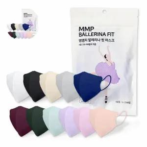숨쉬기편한 엠엠피 발레리나핏 일회용 저자극 마스크 50매