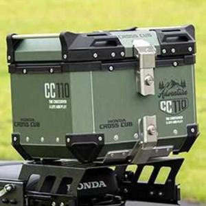 가방 오토바이 베스파 45L블랙래커 후면 헌터커브 브라켓 슈퍼커브 탑박스 배달