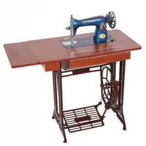 옛날 책상재봉틀 수동 책상 싱거 오바로크 재봉기