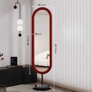 이동식 전신거울 행거 회전식 스탠드 옷걸이 심플
