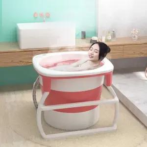 이동식욕조 접이식 원형 개인 반신욕 가정용 휴대용