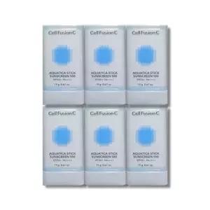 셀퓨전씨 아쿠아티카 스틱 썬스크린 19g 6개