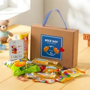 크라프트 손잡이 선물상자 2호 간식 14종 기프트상자 과자선물세트