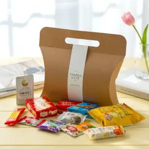 간식 7종 손잡이 상자 2호 답례품 기념일 승진 축하 선물 응원